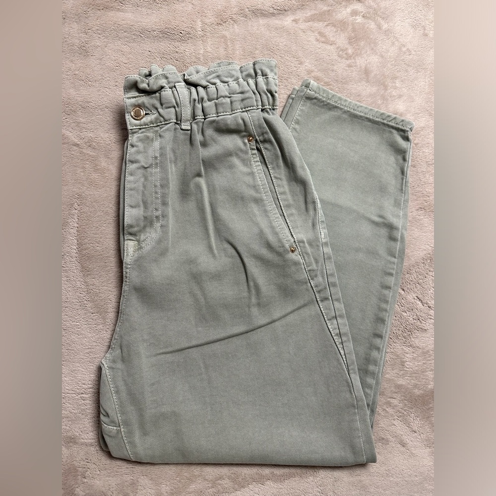 Zara green jeans
